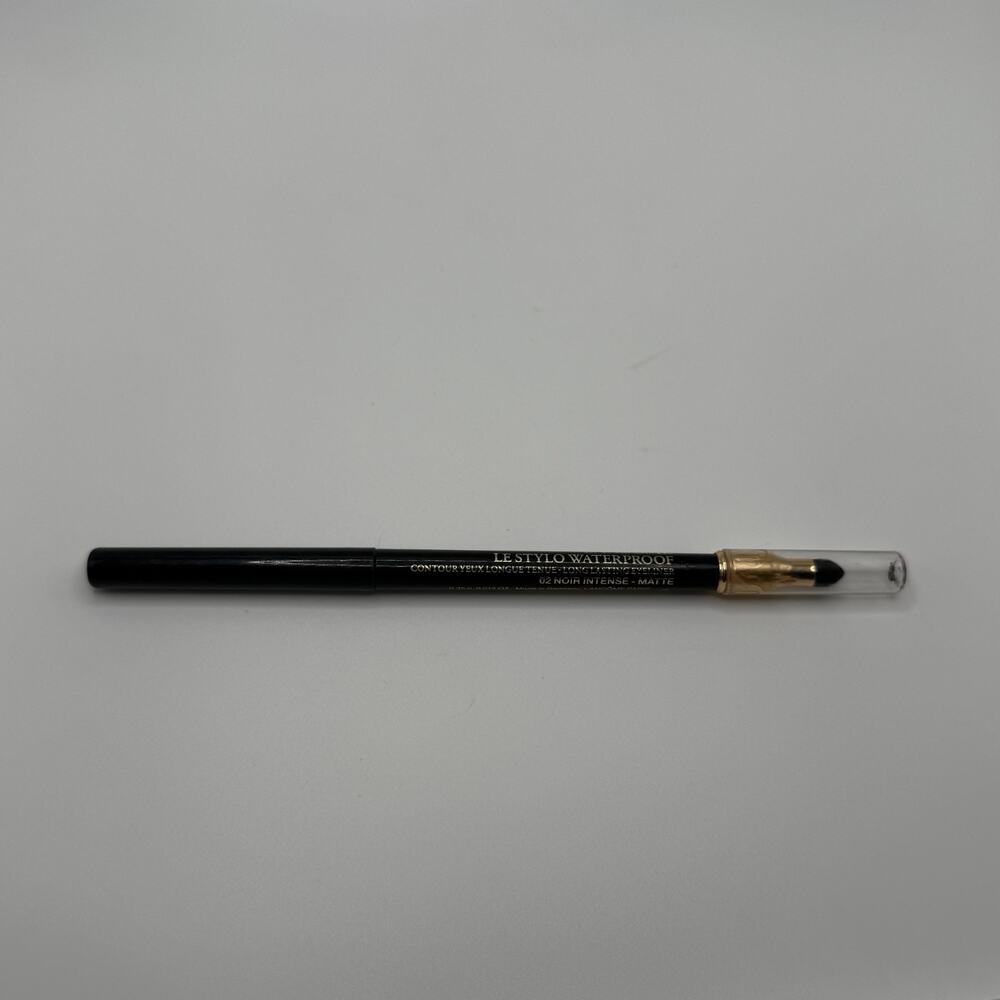 Lancôme Le Stylo Waterproof Long-Lasting Eyeliner 02 NOIR INTENSE Matte 0.012 Oz